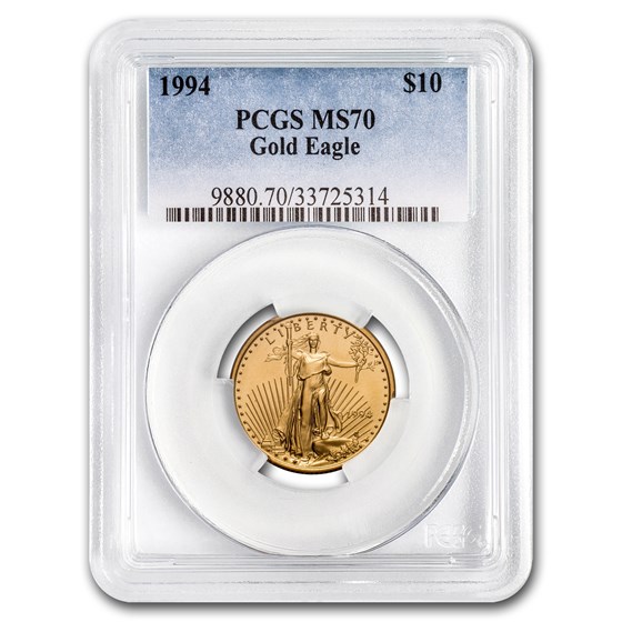 1994 1/4 oz Gold American Eagle MS-70 PCGS 1994 1/4 oz Gold American Eagle MS-70 PCGS